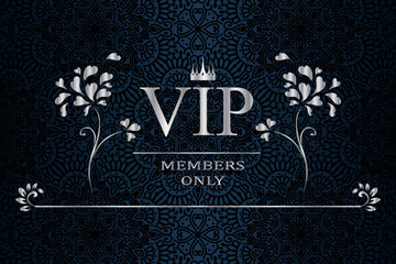 luxury metal premium vip card for vip members only , merry christmas and happy new year background
