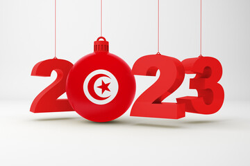  2023 Year With Tunisia Flag