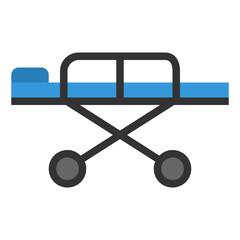 Stretcher flat icon