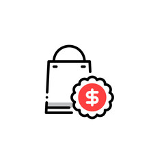 shopping discount icon