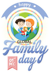 Global Family Day Baner Design
