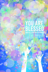 Blessed all life Truth Manifest Wall Art Corporate 