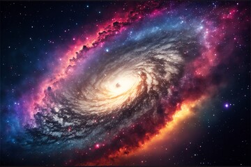 Plakat Beautifull galaxy for background