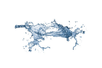 water splash isolated on white background