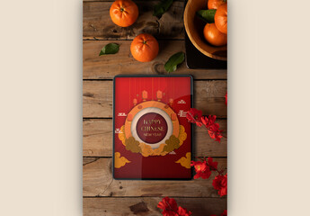 Chinese New Year Screen Mockup