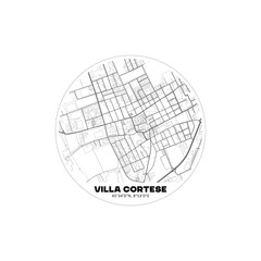 Mappa Villa Cortese