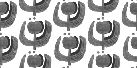 Hand drawn floral illustration for wallpaper, wrapping paper, background