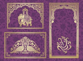 Obraz premium Hindu icons, Hinduism ,cultural heritage , India , Asia 