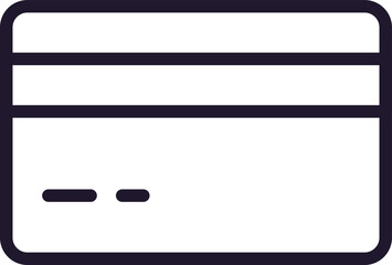 Fototapeta premium Shopping line icon on white background
