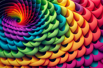 Seamless Abstract Colorful Design, texture, curvy and artistic Illustration pattern