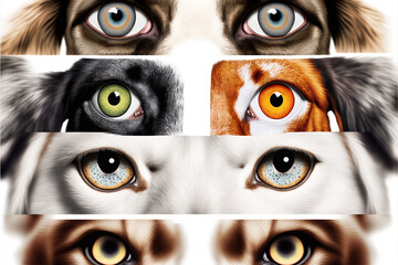 Fantasy Augen von verschiedenen Tieren