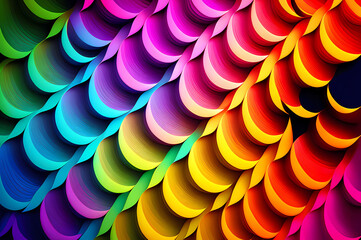 Seamless Abstract Colorful Design, texture, curvy and artistic Illustration pattern