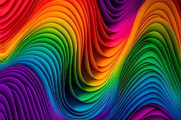 Seamless Abstract Colorful Design, texture, curvy and artistic Illustration pattern