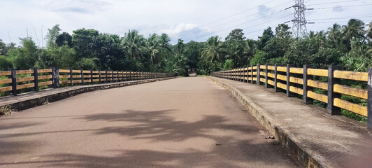 A bridge in Kerala over a river