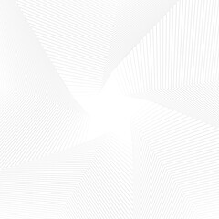 Fototapeta premium Abstract start shape. Vector geometric shape stroke element on white background.