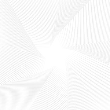 Abstract start shape. Vector geometric shape stroke element on white background.
