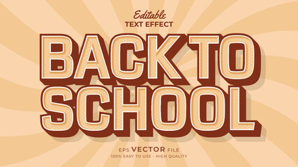 Back to school Text effect editable premium free download