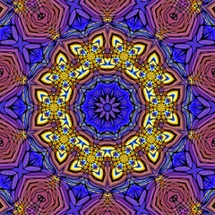 3d effect - abstract polygonal color gradient graphic 