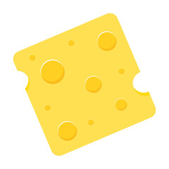 Yellow Cheese Illustration