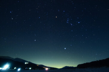 冬の星座と冬の大三角形