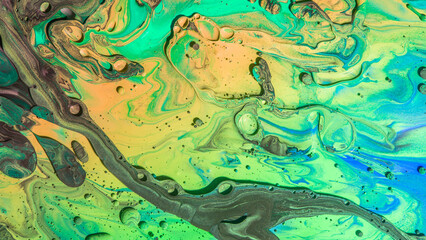 Acrylic Pour Color Liquid marble abstract surfaces Design.