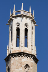 Bell tower of the parish church of Santa Catalina and San Agustín in the city of Valencia (Spain)