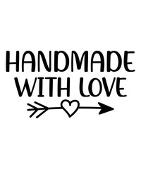 handmade with love cut svg bundle