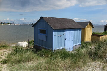 Badeh&auml;uschen in Marstal, Insel &AElig;r&oslash;, D&auml;nemark