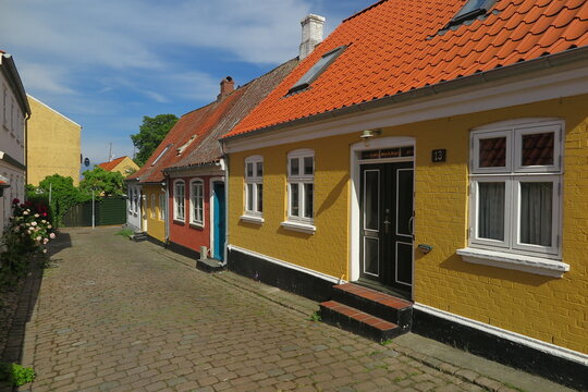Altstadt von Marstal, Insel &AElig;r&oslash;, D&auml;nemark