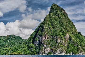  Saint Lucia volcano  Gros Pitons 