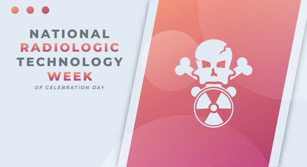 Happy Radiologic Technology Week Celebration Vector Design Illustration for Background, Poster, Banner, Advertising, Greeting Card