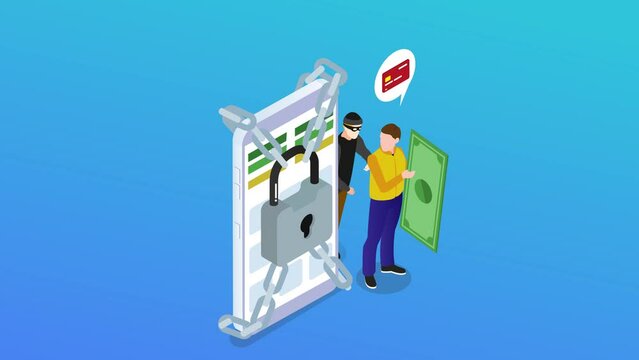 Hacker try to defrauding a young man on cellphone