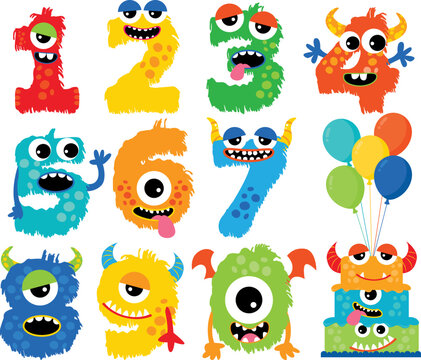 Monster Numbers
 Alphabet, letters