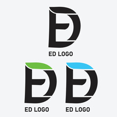 ed logo design template