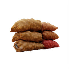 Bags of potatoes