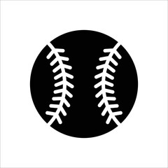 Ball of baseball icon vector design template