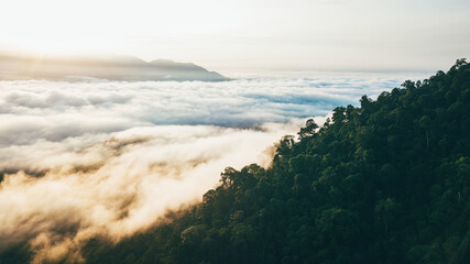 waves crashing on rocks