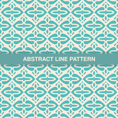 flat ornament line pattern design
