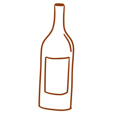 christmas element_wine bottle_svg