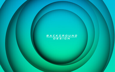 Abstract circle papercut gradient background