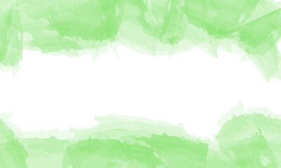 st. patrick's day white background with green watercolor frame border. Vector Illustration with place for your text	
