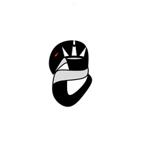 logo design template with black king cobra icon