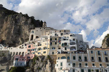 Obraz premium View of Amalfi ancient maritime republic, Italy