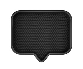 black message balloon