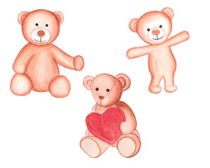 Valentine’s Day Bear clipart, Couple bear Sublimation for t-shirt