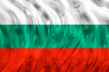National flag of Bulgaria. Background  with flag  of Bulgaria