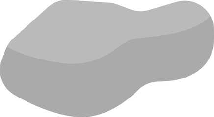 Stone flat icon Architectural and landscape decor element