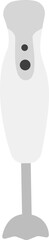Steel blender flat icon Household appliance
