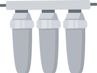 Water Filter System flat icon Water Filter Kit
