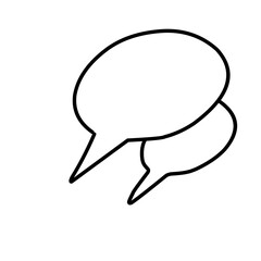 Spec Bubble Message Vector 